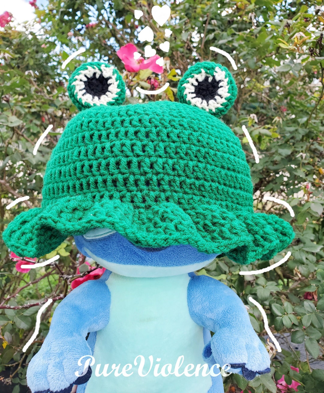 Frog Bucket Hat Crochet Pattern - Etsy
