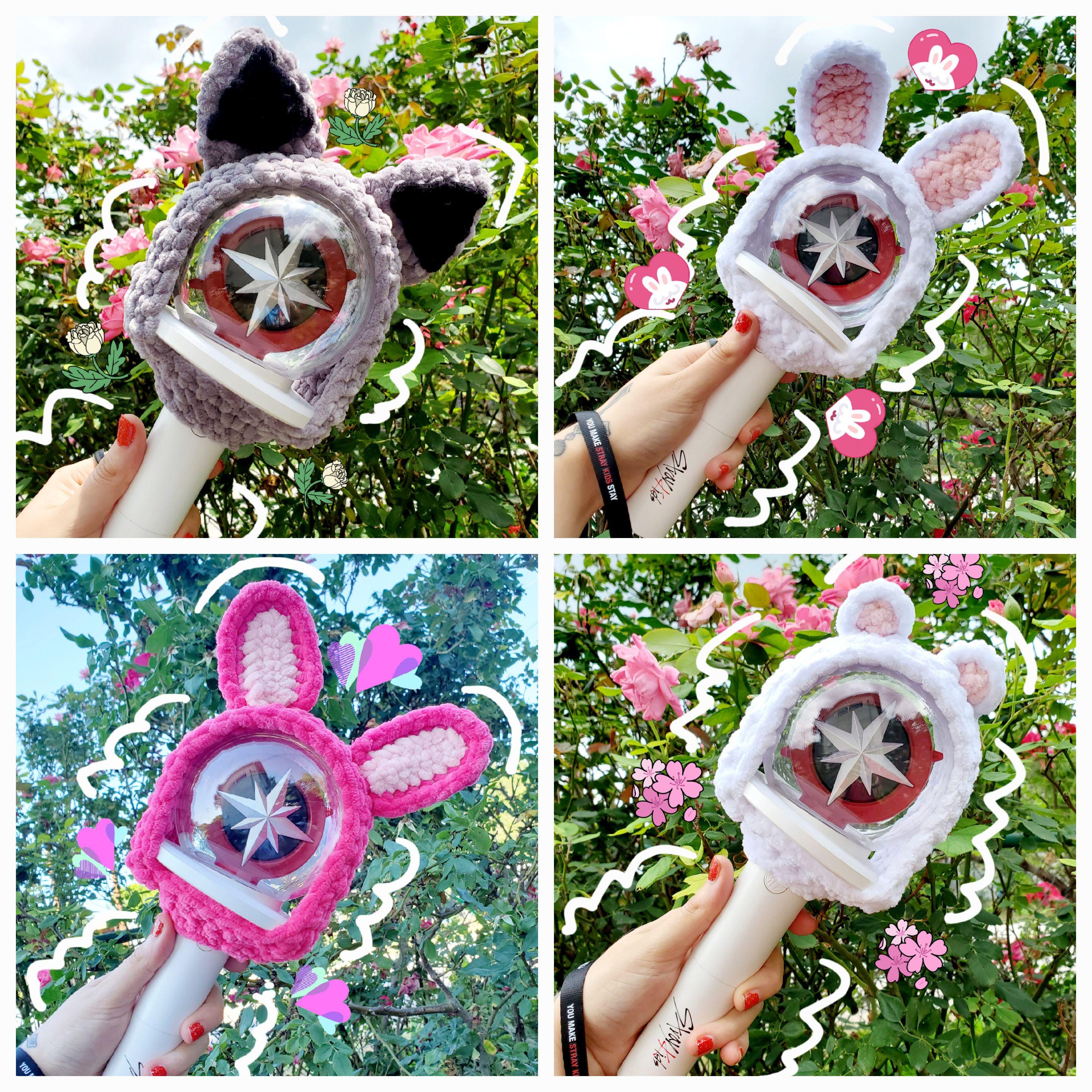 Stray Kids Crochet Lightstick Cover Skzoo Kpop - Etsy