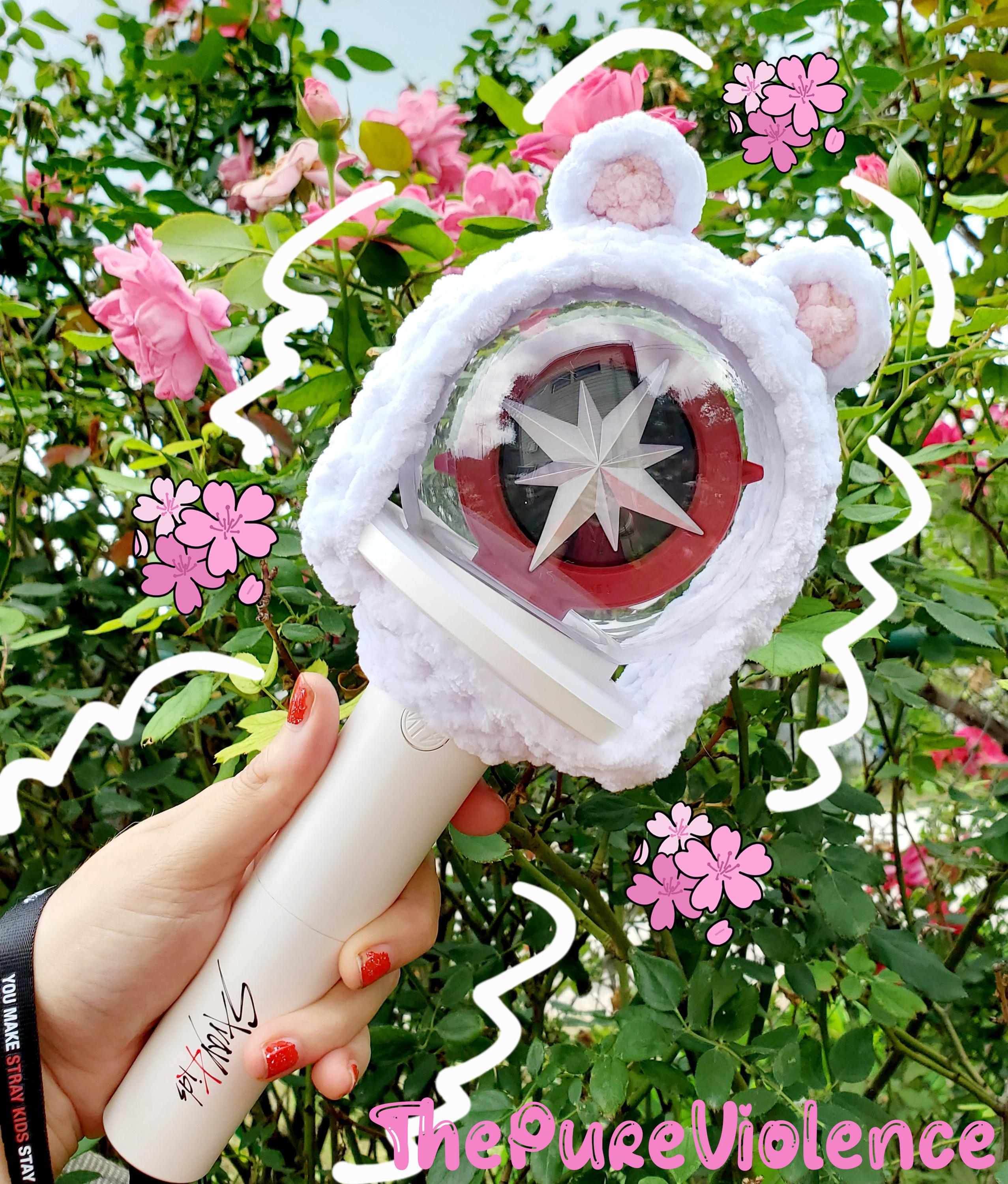 Stray Kids Crochet Lightstick Cover Skzoo Kpop - Etsy