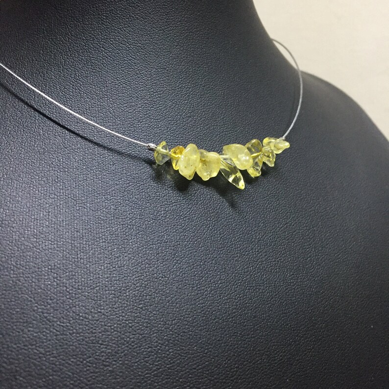 Stone Chip Necklace Stone Chip Bar Necklace. Stone Necklace Stone Bar Necklace Citrine Chip Necklace Natural Citrine Necklace