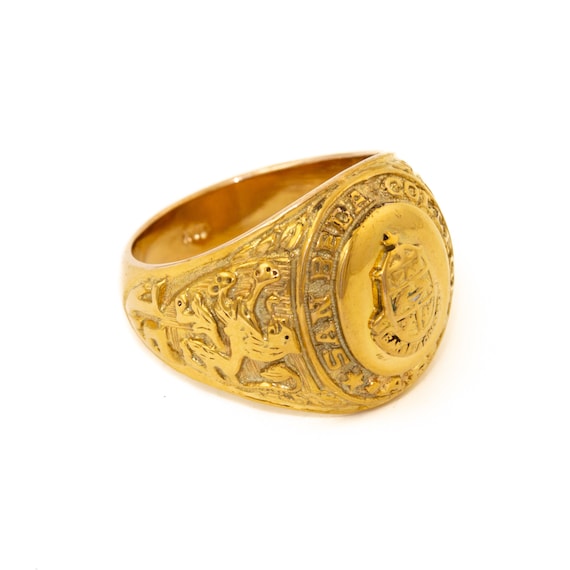Solid Gold "San Beda" Class Ring - image 2