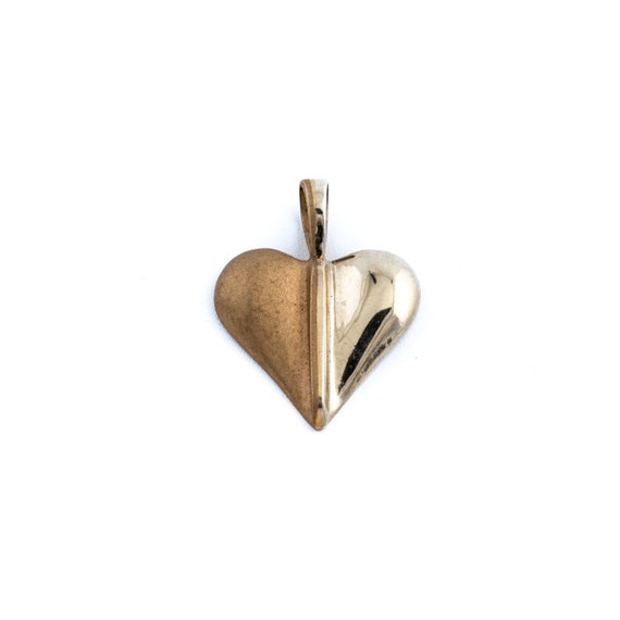 Two-Tone Heart Pendant