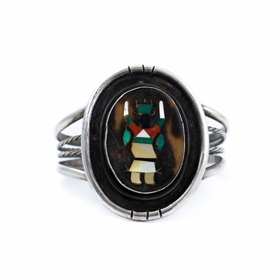 Remarkable 1970's Multi-Stone Inlay "Apache Gahn"… - image 1