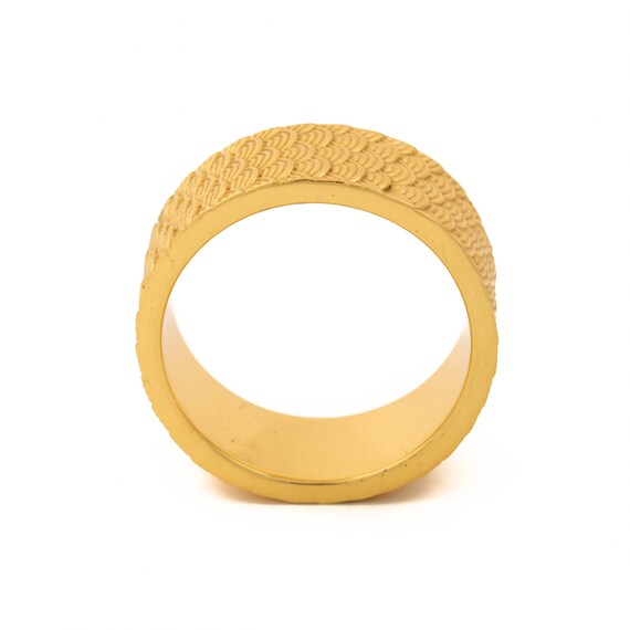 Tulpen Nuttig Polair Yellow Gold Japanese-style kappa Ring by Kingdom - Etsy