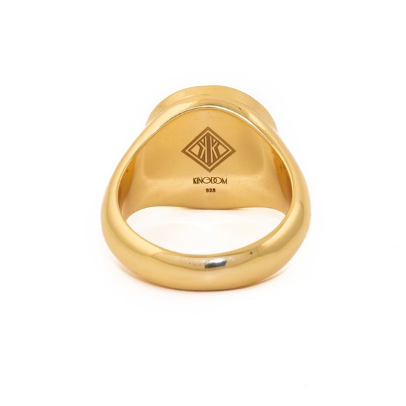 Solid Yellow Gold Japanese-inspired 