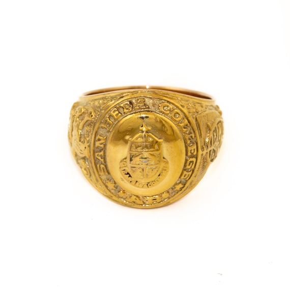Solid Gold "San Beda" Class Ring - image 1