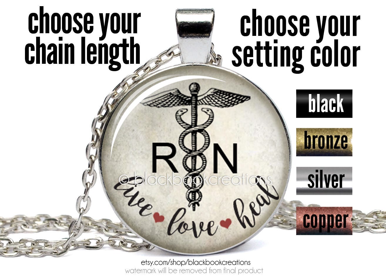 Etsy Nurse Necklace 2024 veronicaruspi