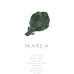 California Seasonal Produce List