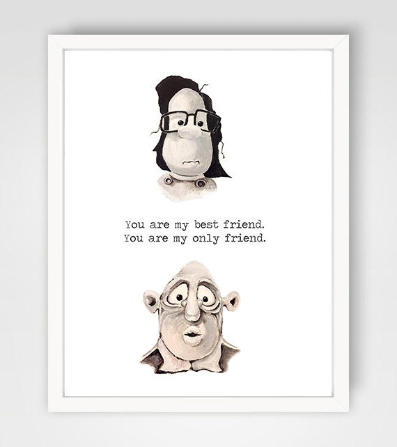 Mary And Max You Are My Best Friend Movie Quote Digital Etsy