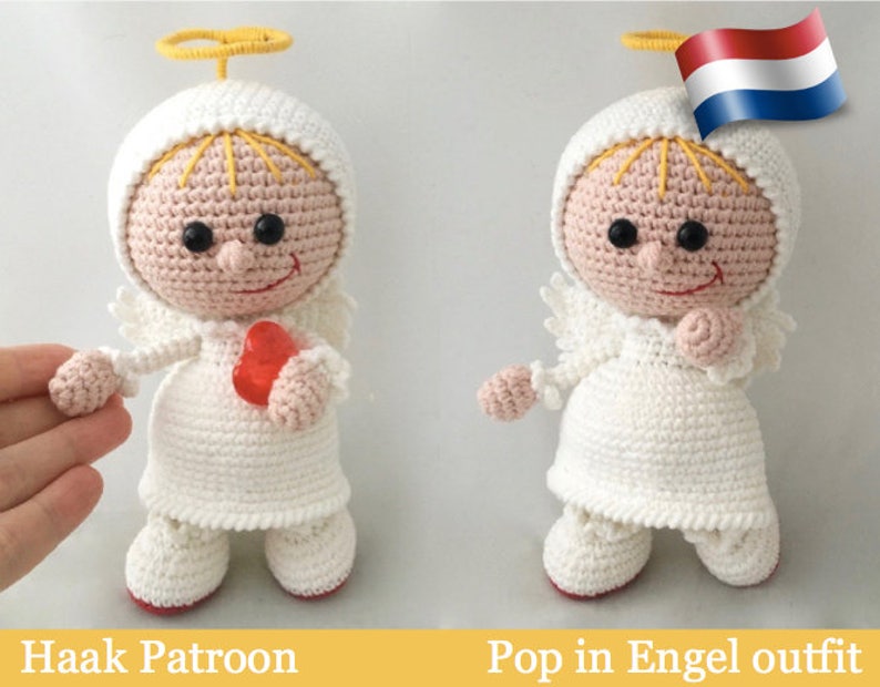 177NLY Haak patroon Pop in Engel outfit Amigurumi PDF file by Stelmakhova Etsy image 8