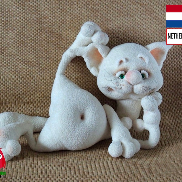 198NLY Haak patroon - Jeremy de Kat - Amigurumi toy PDF file by Pertseva Etsy