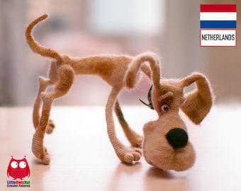 164NLY  Haak patroon - Jiggers de hond - Amigurumi soft toy PDF file by Pertseva Etsy