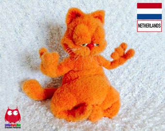 214NLY Haakpatroon - Oranje Kat Garry - Amigurumi soft toy PDF file by Pertseva Etsy