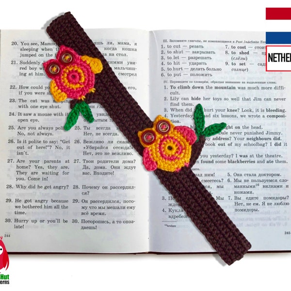 047NLY  Boekenlegger UIl of decoratie - Amigurumi Haak patroon - PDF file by Zabelina Etsy