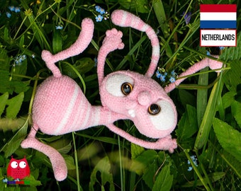 205NLY Lief konijn Klepa - amigurumi haakpatroon PDF file by Pertseva etsy