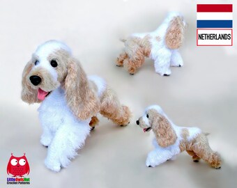 104NLA Haakpatroon - Engelse Cocker Spaniel hond - Amigurumi - PDF by Chirkova Etsy