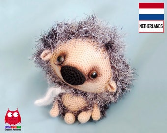 098NLY Egel “Kuka” - Amigurumi Haakpatroon - PDF by Pertseva Etsy