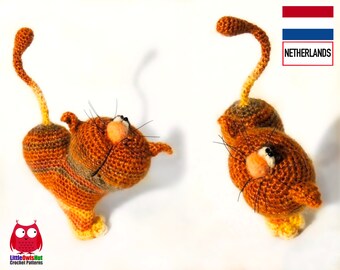 028NLY ValentijnsKat   - Amigurumi Haakpatroon - PDF by Pertseva Etsy