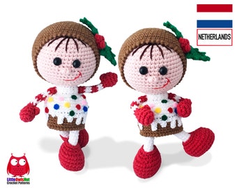 172NLY Crochet Pattern - Pop in kerst Muffin outfit - Christmas Amigurumi PDF file by Stelmakhova Etsy