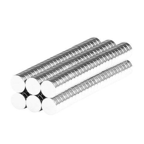 3//16 x 3//16 Inch Neodymium Rare Earth Cylinder Magnets N48 100 Pack