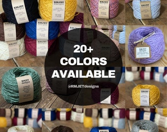 Choose your color Fingering Weight Sock Yarn - 2 oz - 300 yards - Vegan 100% Acrylic Blend - Knitting Crochet Fiber Arts