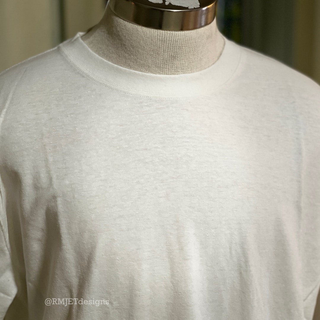 Natural Organic Hemp and Organic Cotton Tee Shirt T-shirt | Unisex ...