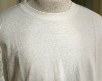 Natural Organic Hemp and Organic Cotton Tee Shirt T-shirt | Unisex | Eco friendly Sustainable Earth Friendly Large XL