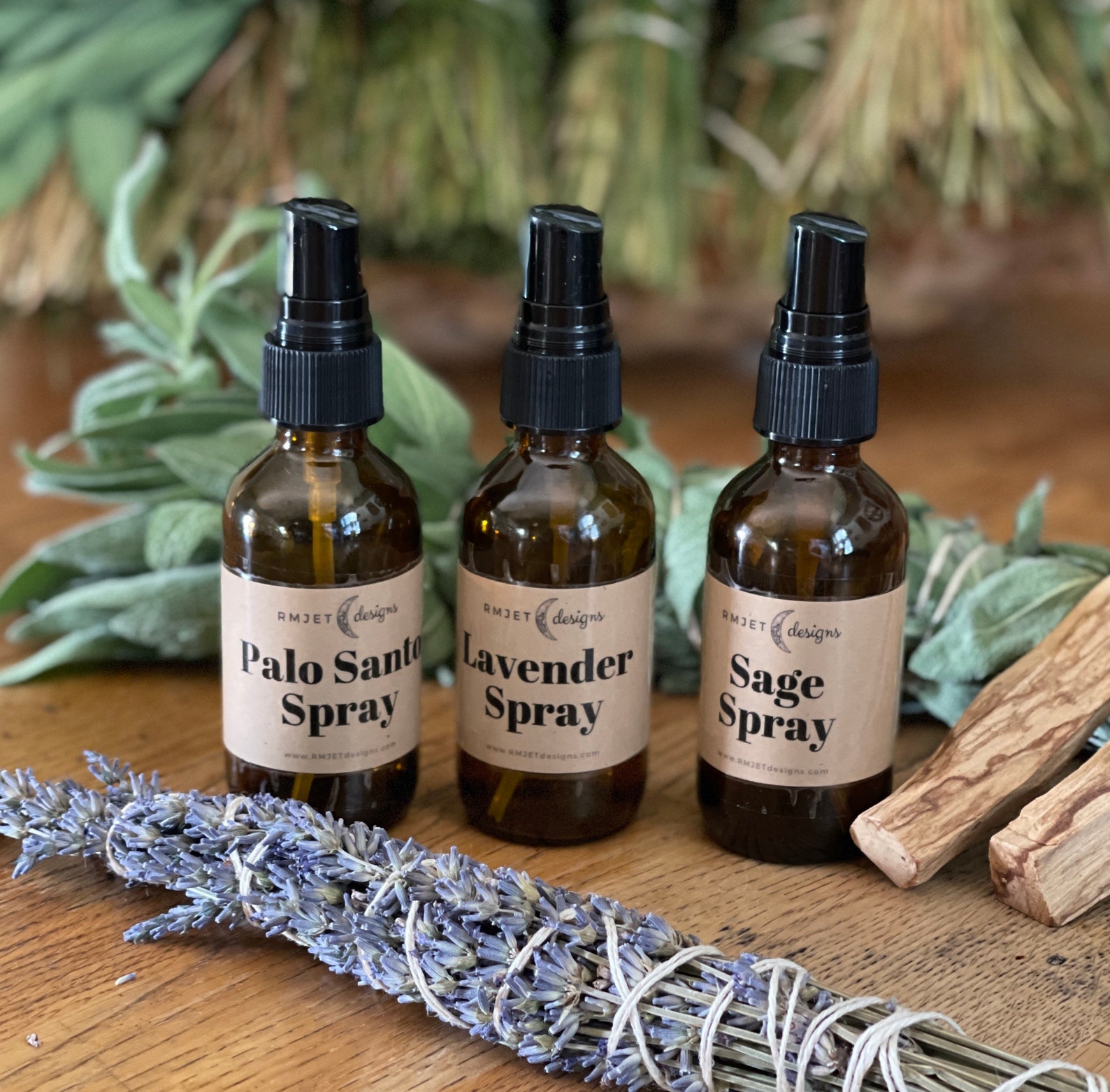 Sage Palo Santo Lavender Smudging Room Spray for Grounding Etsy