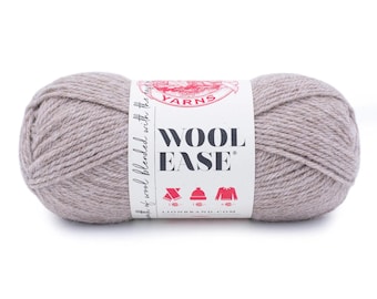 Oatmeal Wool-Ease Garn: Lion Brand Worsted Weight (3 oz / 197 yards)