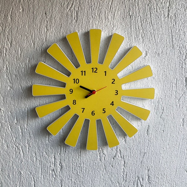 No Numbers Wall Clock Etsy