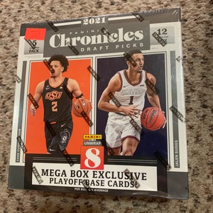 2021 panini chronicles draft mega box sealed 60 nba cards basketball