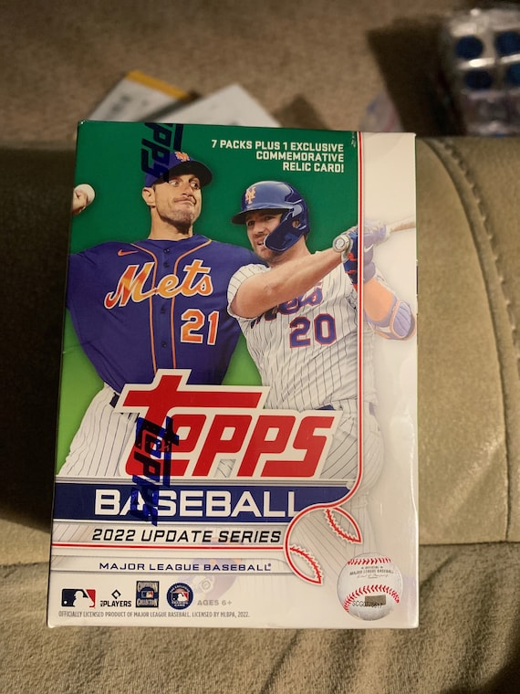2022 topps update blaster box sealed mlb 99 cards baseball Julio Wander