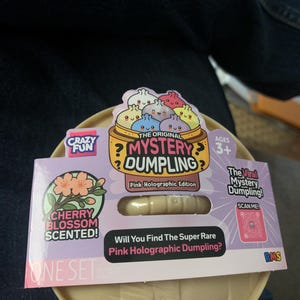 Cherry blossom scented pink holo edition dumpling RMS real mystery dumplings stress toy new Real Ones crazy fun