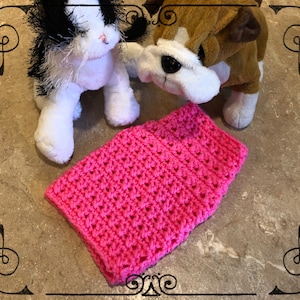 Instant Download Crochet Cross Double Crochet Dog Sweater Size XS Pattern