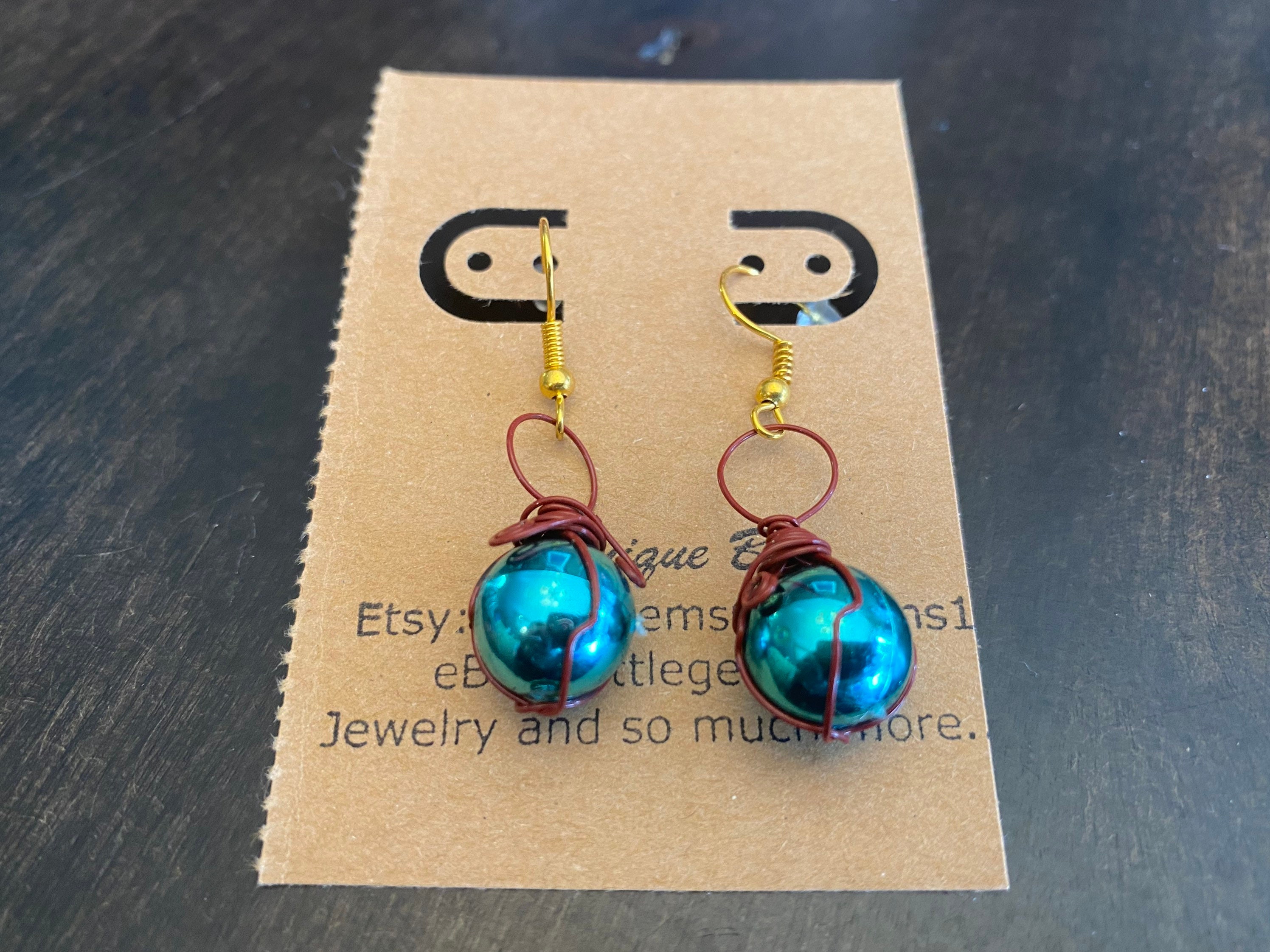 Wire Worked Earrings New Handmade Dangle Fashion Jewelry Etsy