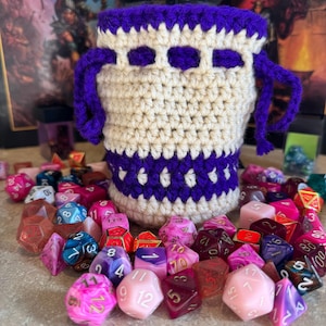 D&D / Gaming Dice Bag / Pouch / Drawstring Dice Bag