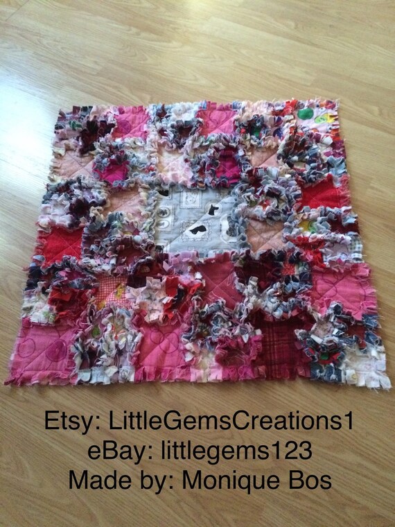 Baby Quilt Completed handmade small rag quilt x 1 Etsy