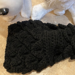 Crochet Pattern Xsmall Crocodile Stitch Dog Sweater PDF