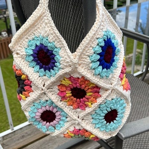 crochet bag, shoulder bag, shoulder purse, crochet purse Made to order