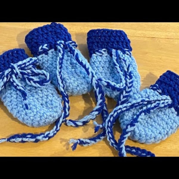 Medium Size Dog Booties - Crochet Pattern