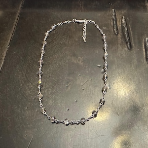 Dainty beaded choker • Wire Handmade necklace • bead Necklace