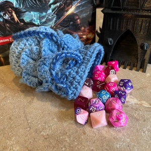 Blue Dragon-scale Dice Bag
