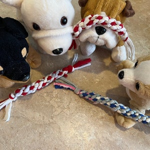 Small dog toys x 3 new handmade