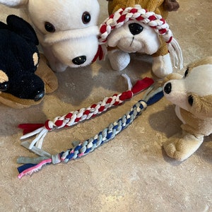 3 x Small dog toys new handmade