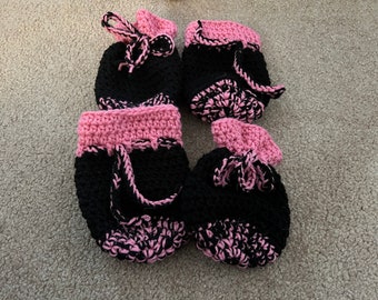 PDF Instant Download Crochet Pattern Size Large Dog Booties