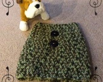 Small dog sweater: shiztu, bulldog, terrier new handmade