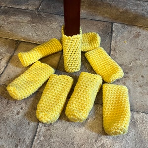 Extra Lange Stuhlsocken/Stuhlsocken/Möbelschoner mit Muster