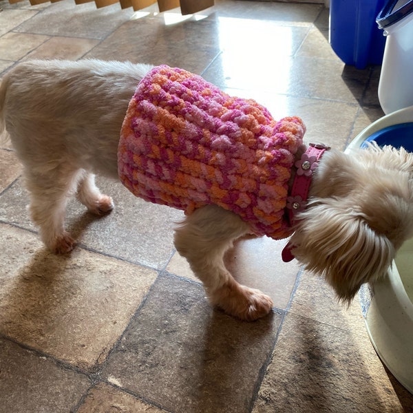 Puppy in Pink - XXS Loom Knit pattern