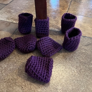 Crochet Chair Socks / Boots Pattern