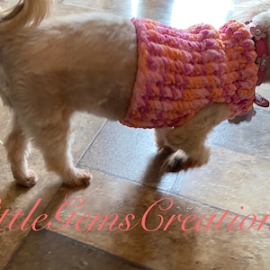 Puppy in Pink - XXS Loom Knit pattern